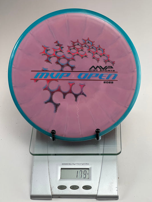 MVP Eclipse Glow Hex (MVP Open 2022) Pink w/ Blue Rim 178g
