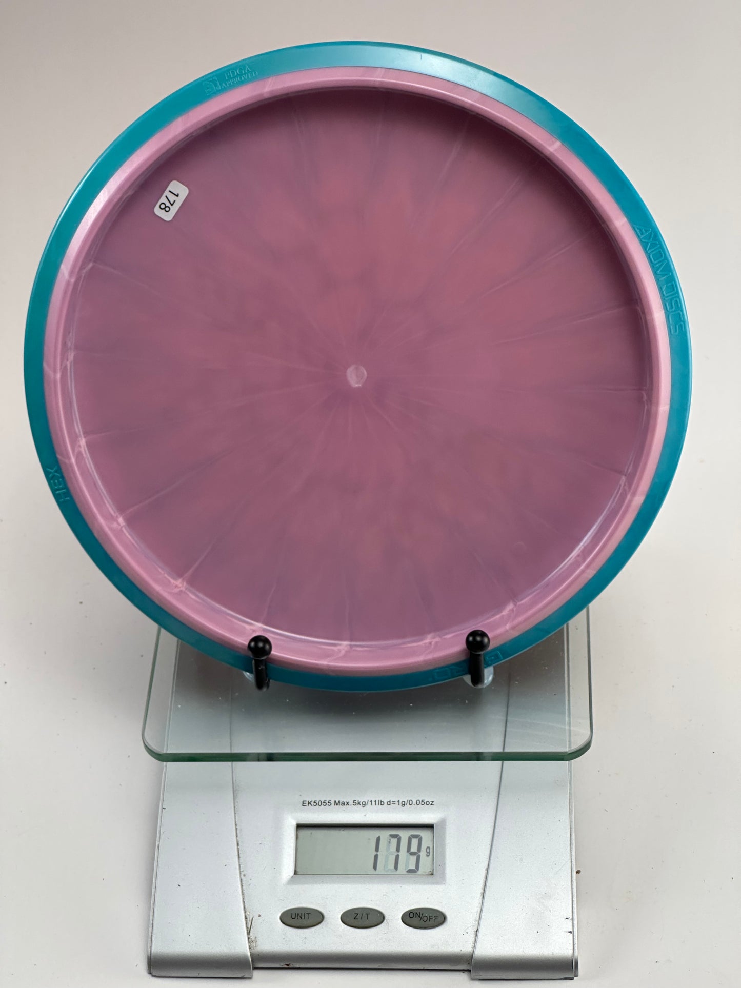 MVP Eclipse Glow Hex (MVP Open 2022) Pink w/ Blue Rim 178g