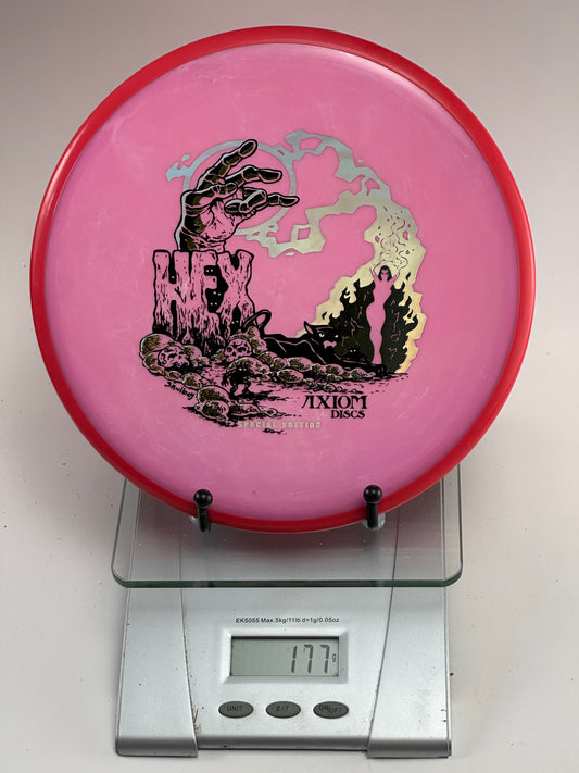 MVP Neutron Hex Special Edition Zombie Hand Stamp (Pink/Red Rim) 177g