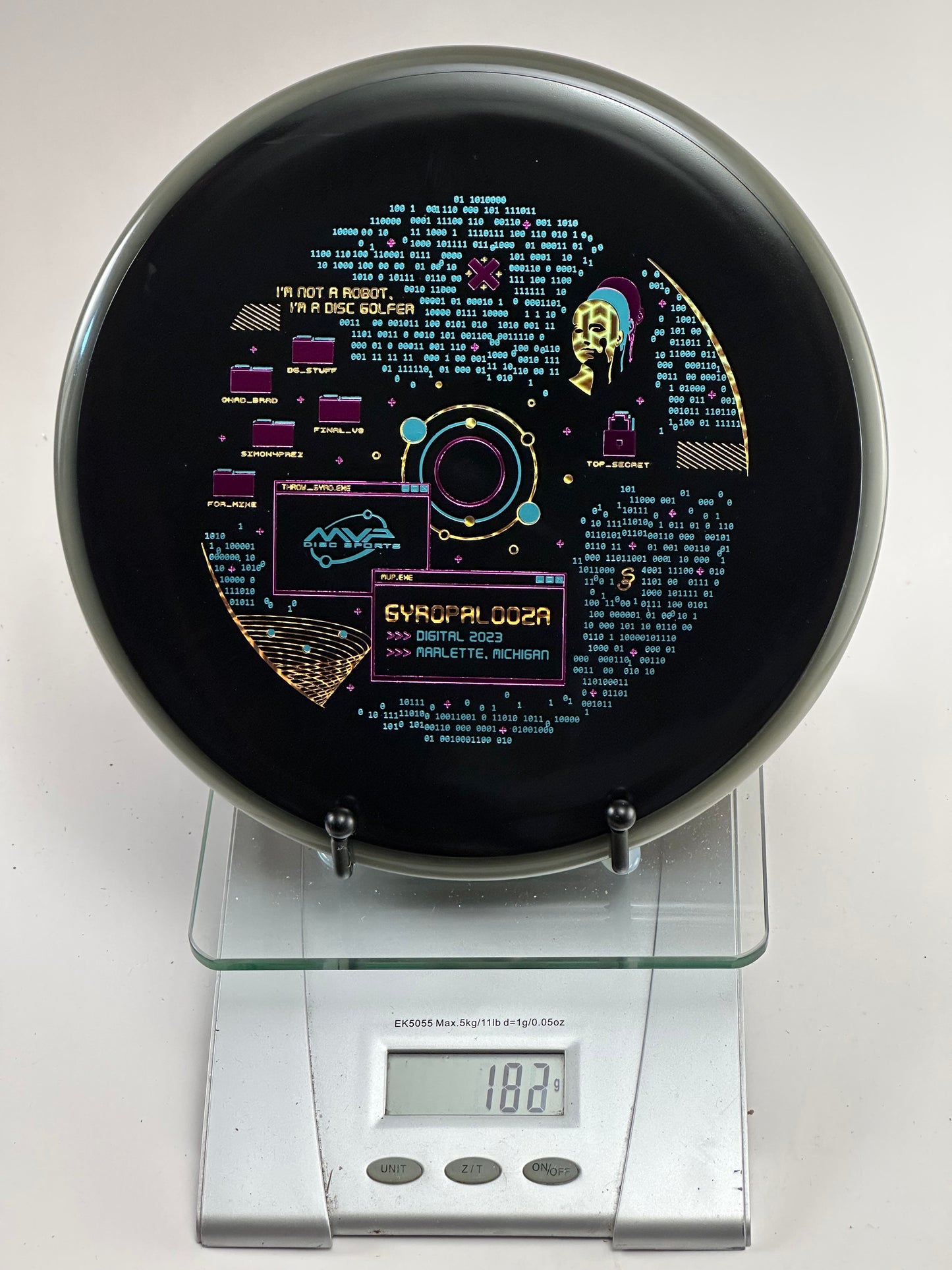 MVP Eclipse Hex (Gyropalooza 2023) Black/Gray Glow Rim