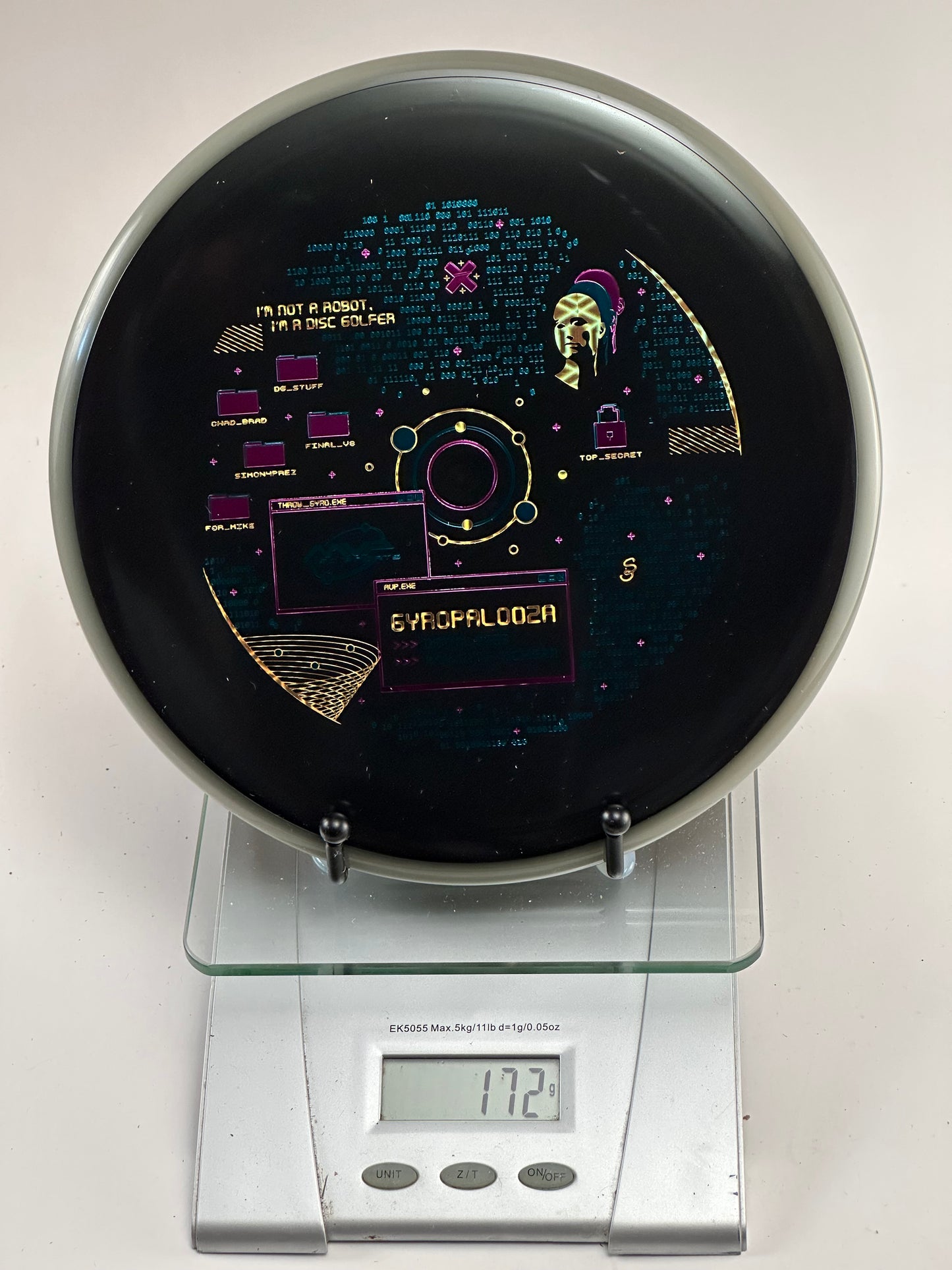 MVP Eclipse Hex (Gyropalooza 2023) Black w/ Gray Glow Rim