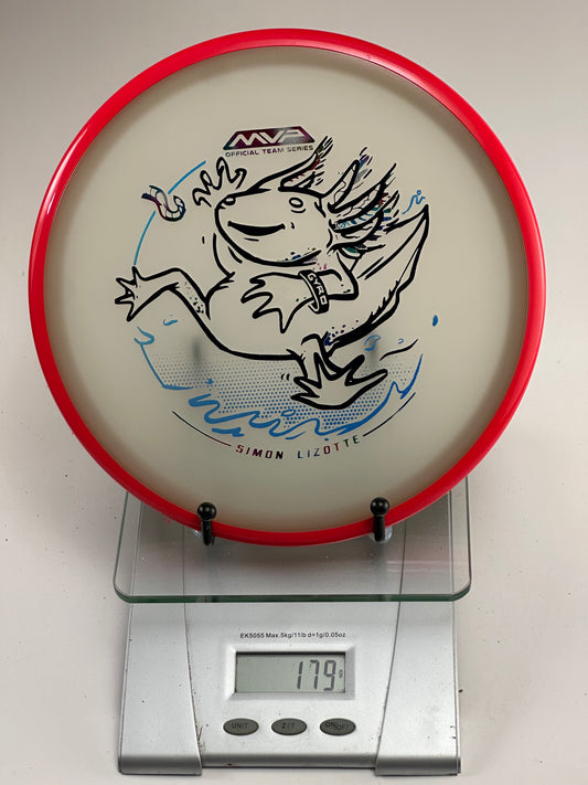 MVP Eclipse Hex Glow (Simon Lizotte Team Series) Axolotl, Red Rim