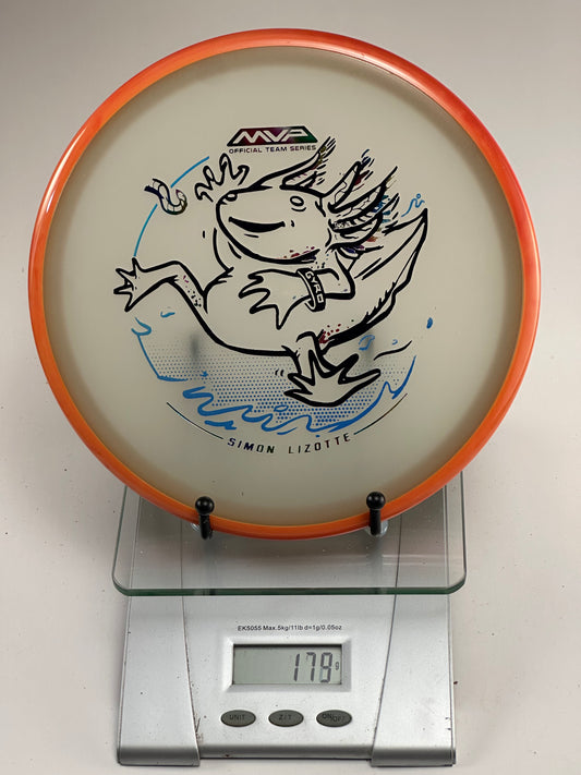 MVP Eclipse Hex Glow (Simon Lizotte Team Series) Axolotl Stamp, Orange Rim