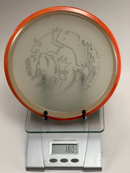 MVP Eclipse Hex Glow (Simon Lizotte Team Series) Axolotl Stamp, Orange Rim