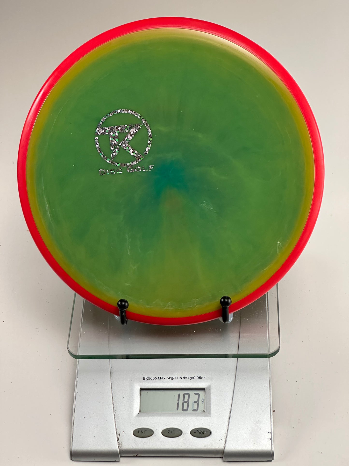 MVP Fission Hex Midrange – Green/Yellow Core, Red Rim