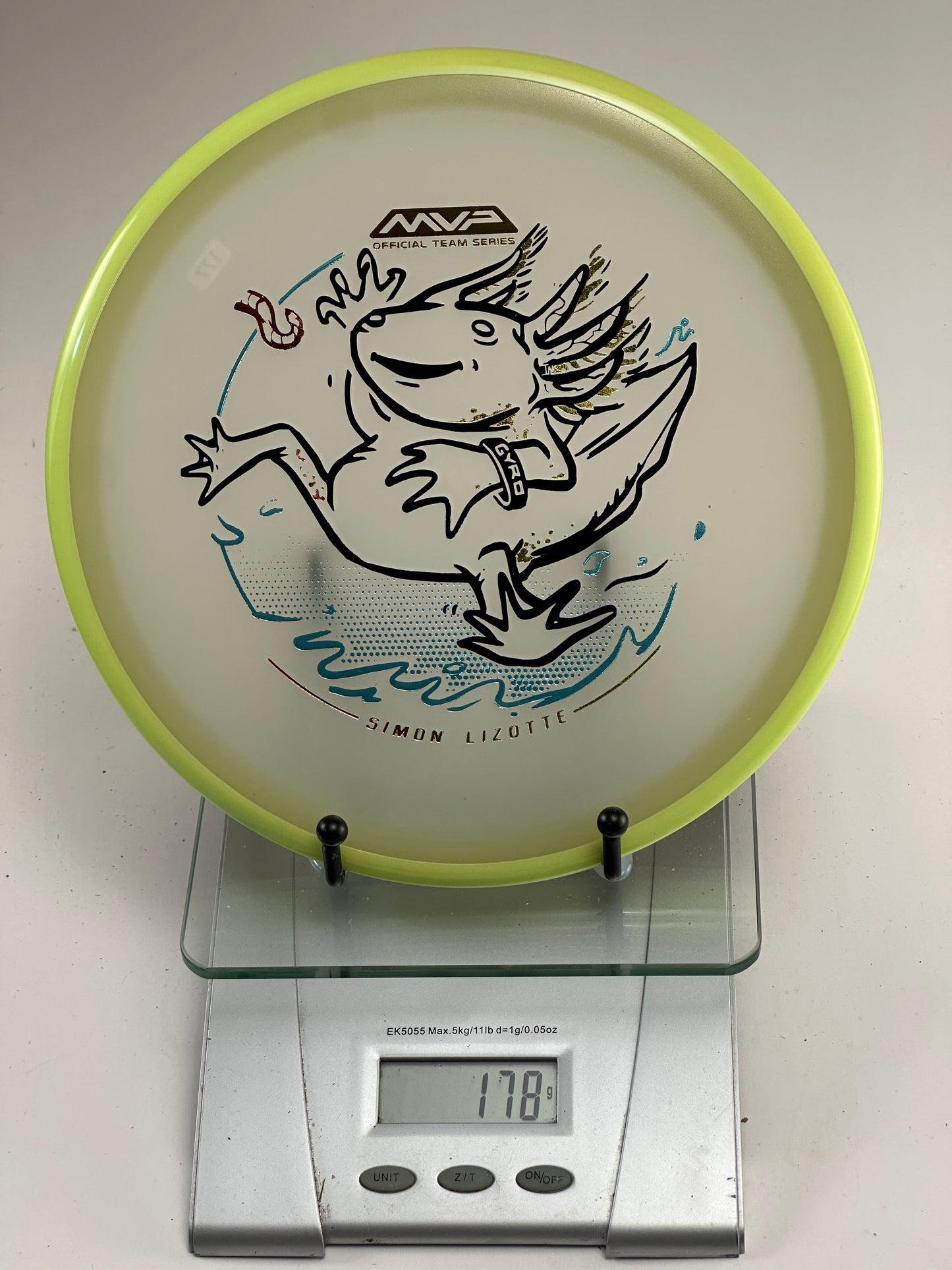 MVP Eclipse Hex Glow – Simon Lizotte Team Series Axolotl, Yellow Rim