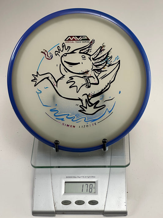 MVP Eclipse Hex Glow (Simon Lizotte Team Series Axolotl) Blue Rim 178g