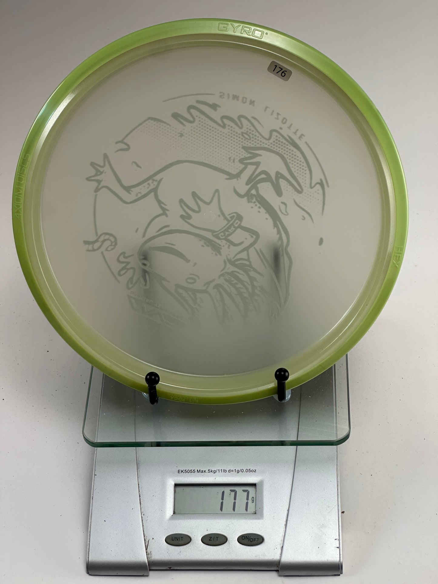 MVP Eclipse Hex Glow (Simon Lizotte Team Series) Axolotl, Green Rim