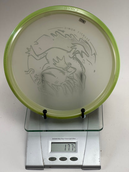 MVP Eclipse Hex Glow (Simon Lizotte Team Series) Axolotl, Green Rim