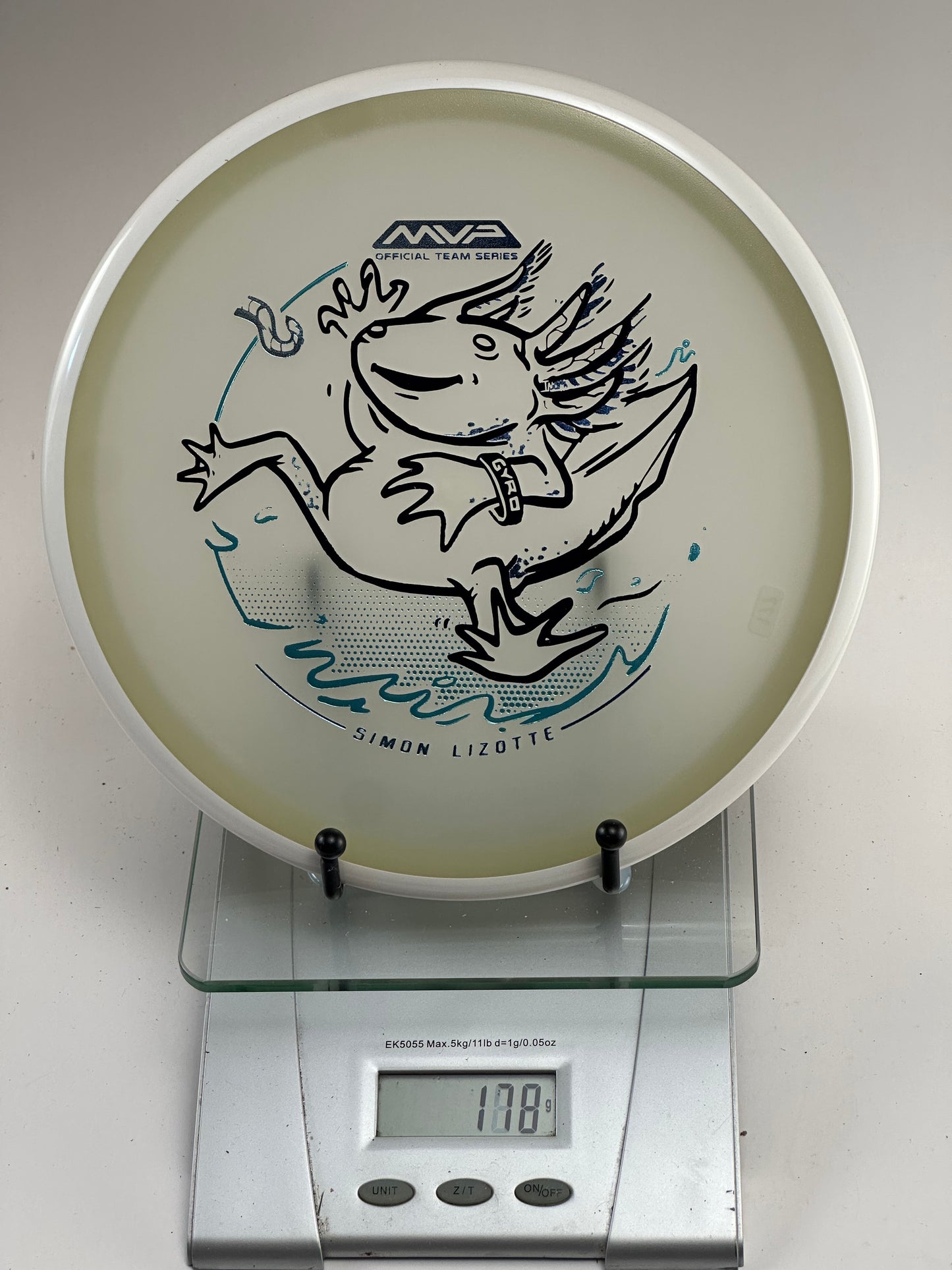 MVP Eclipse Hex Glow (Simon Lizotte Team Series) Axolotl Stamp, White Rim