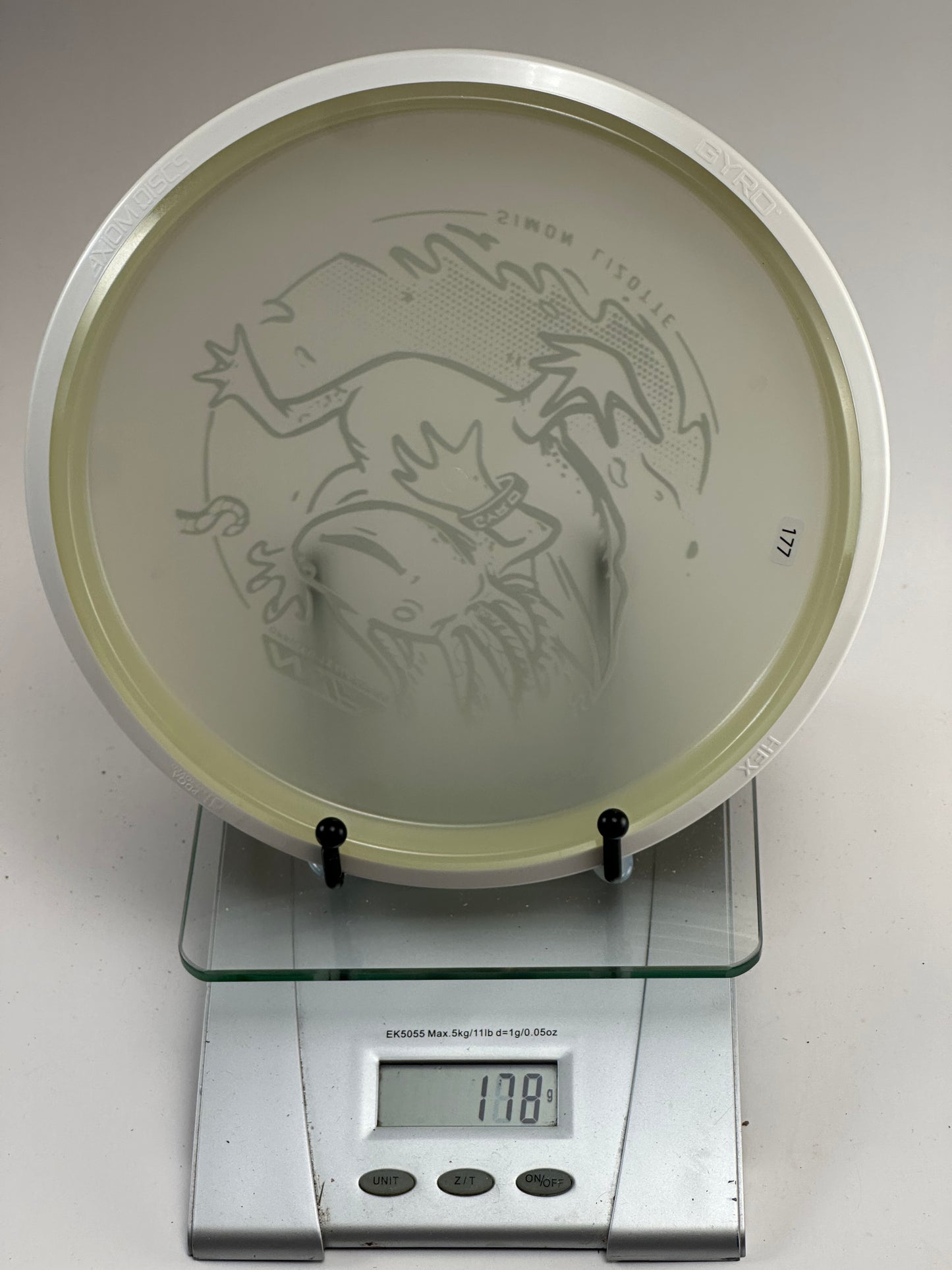 MVP Eclipse Hex Glow (Simon Lizotte Team Series) Axolotl Stamp, White Rim
