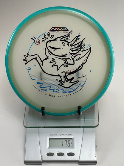 MVP Eclipse Hex Glow (Simon Lizotte Team Series) Axolotl Stamp, Teal Rim