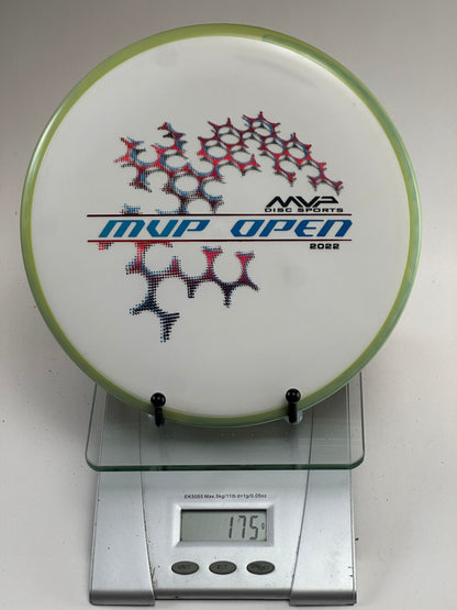 MVP Eclipse Hex Glow (MVP Open 2022) White w/ Green Rim