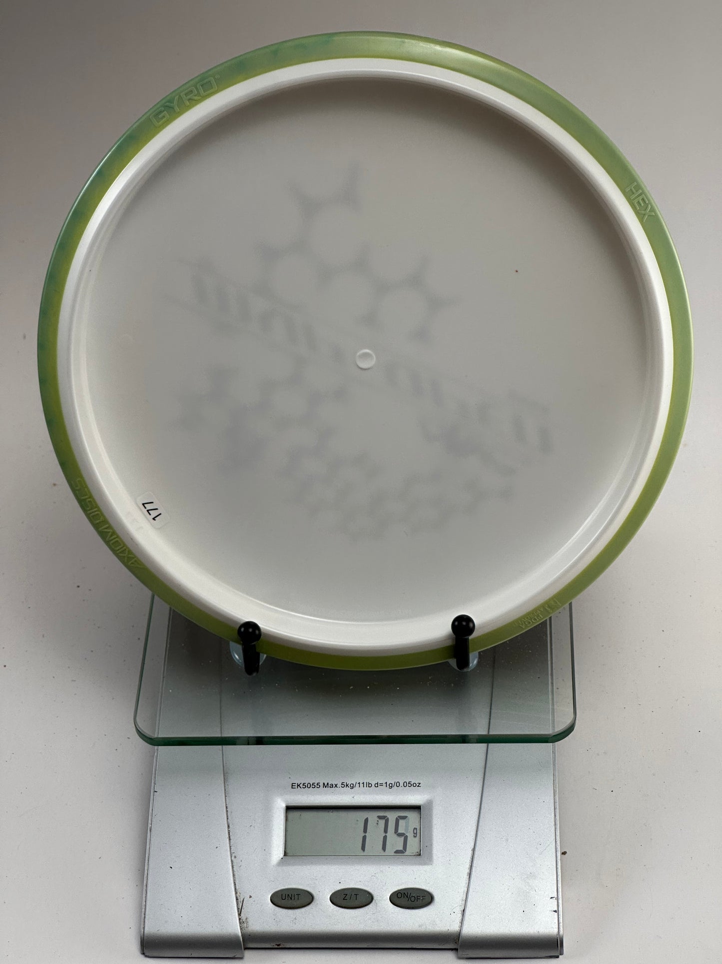 MVP Eclipse Hex Glow (MVP Open 2022) White w/ Green Rim