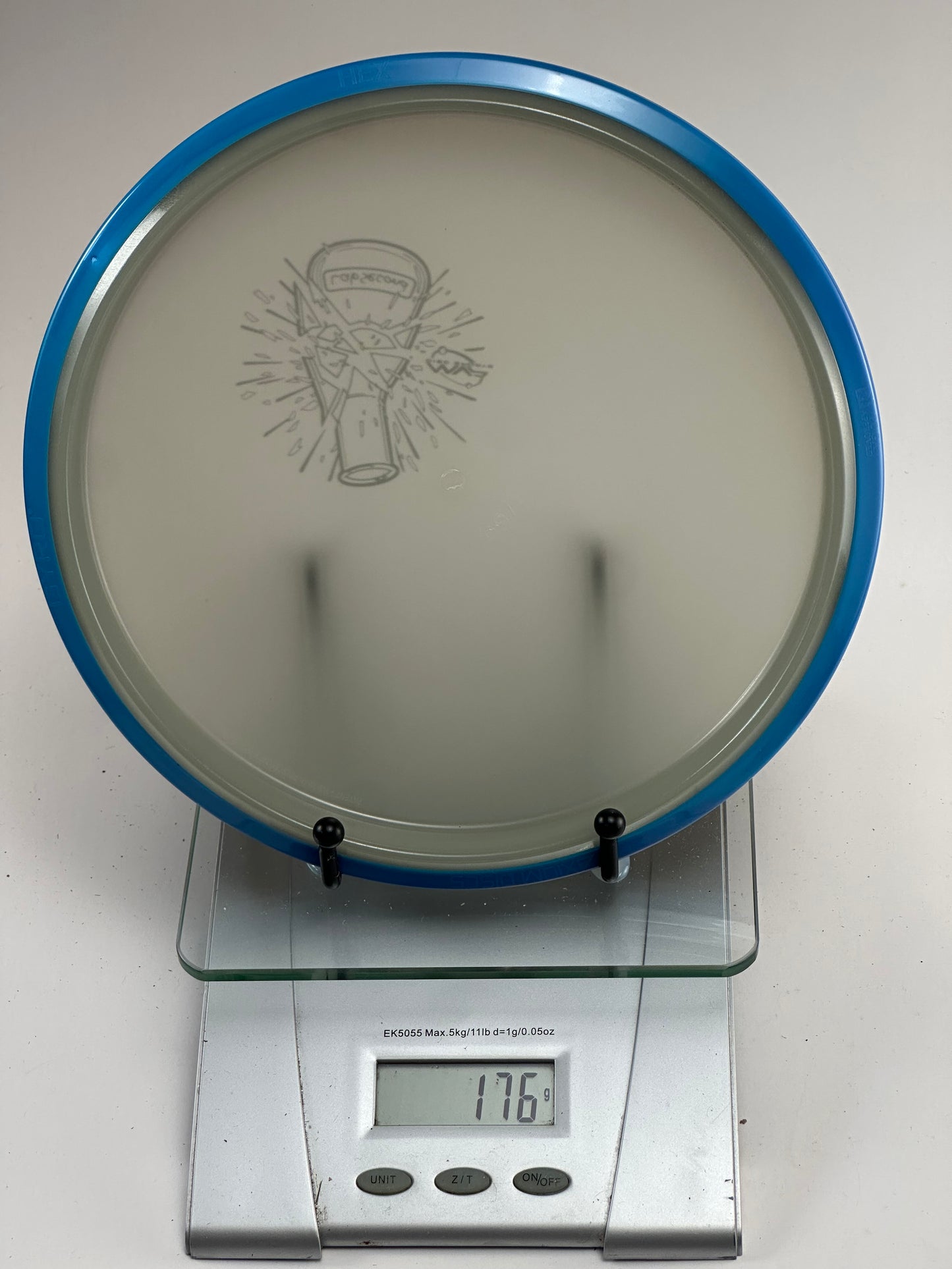 MVP Eclipse Glow Hex (Lab Second Misprint) Gray w/ Blue Rim