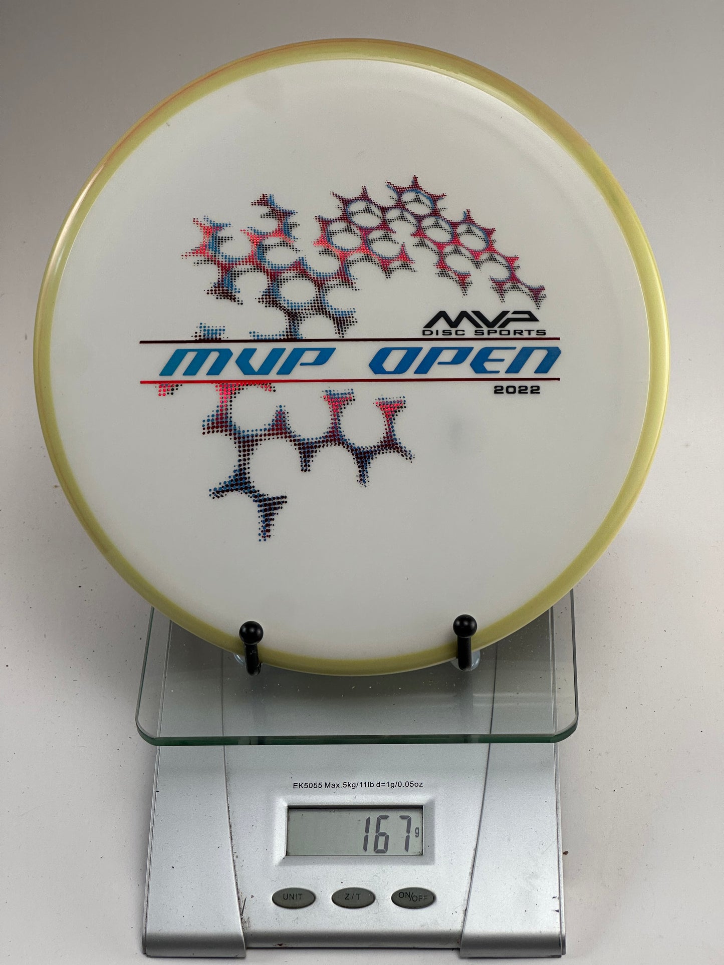 MVP Eclipse Hex (Glow) MVP Open 2022 Special Edition 167g White/Yellow Rim