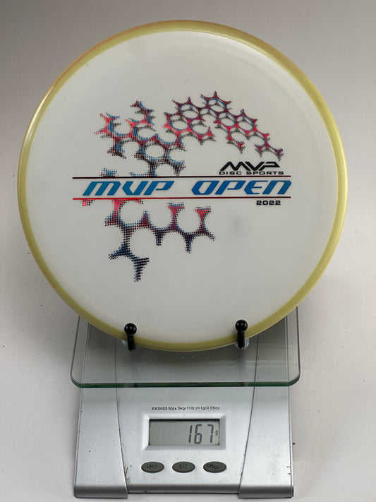 MVP Eclipse Hex (Glow) MVP Open 2022 Special Edition 167g White/Yellow Rim