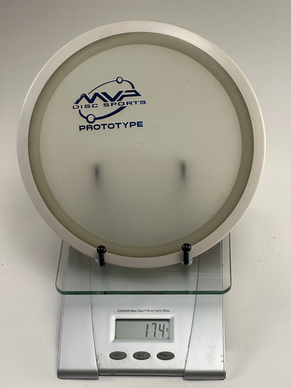 MVP Inertia Prototype Neutron Disc Golf Disc (White Rim, Speckled Core)
