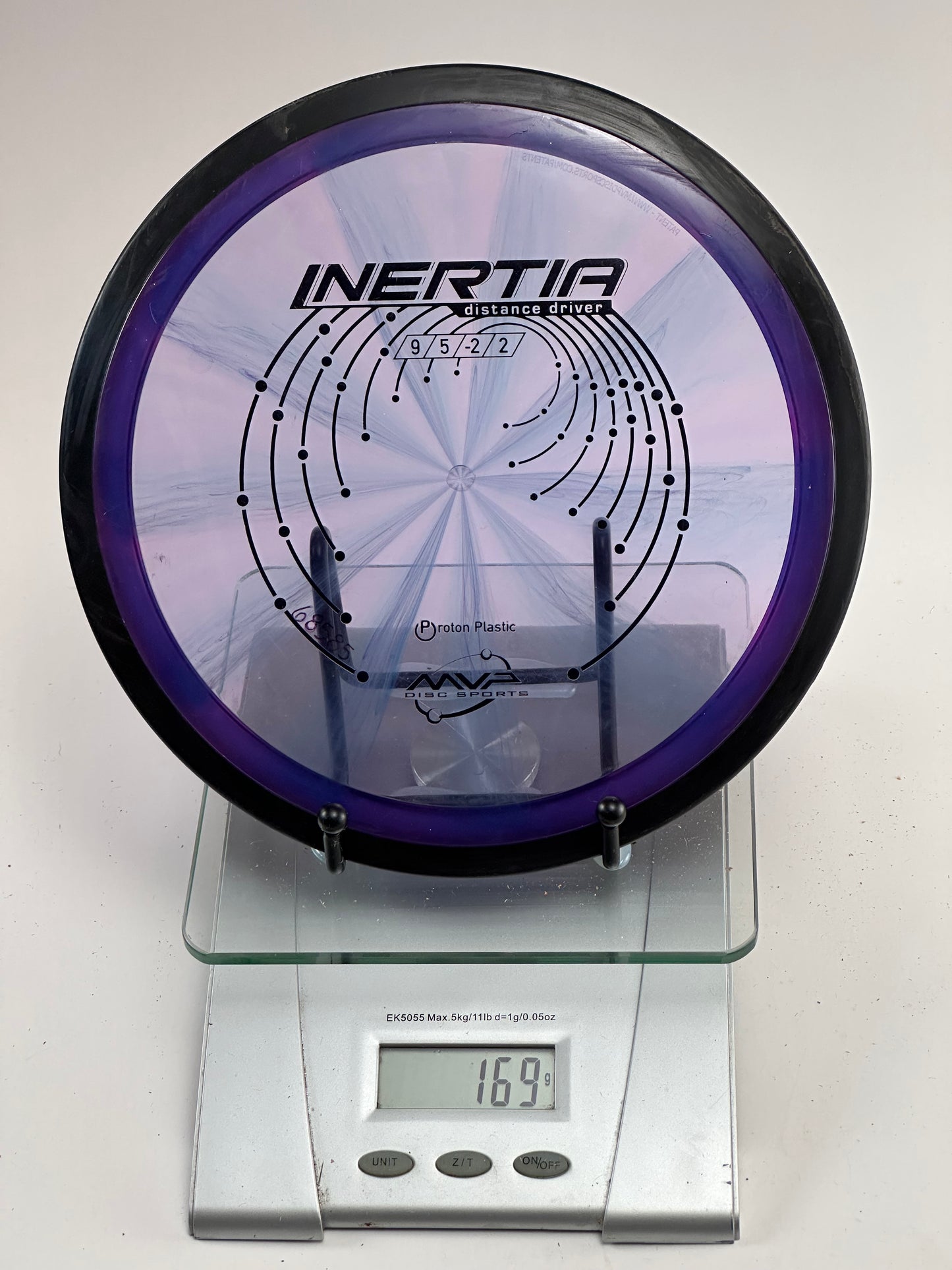 MVP Proton Inertia Distance Driver - Purple Translucent w/ Black Rim