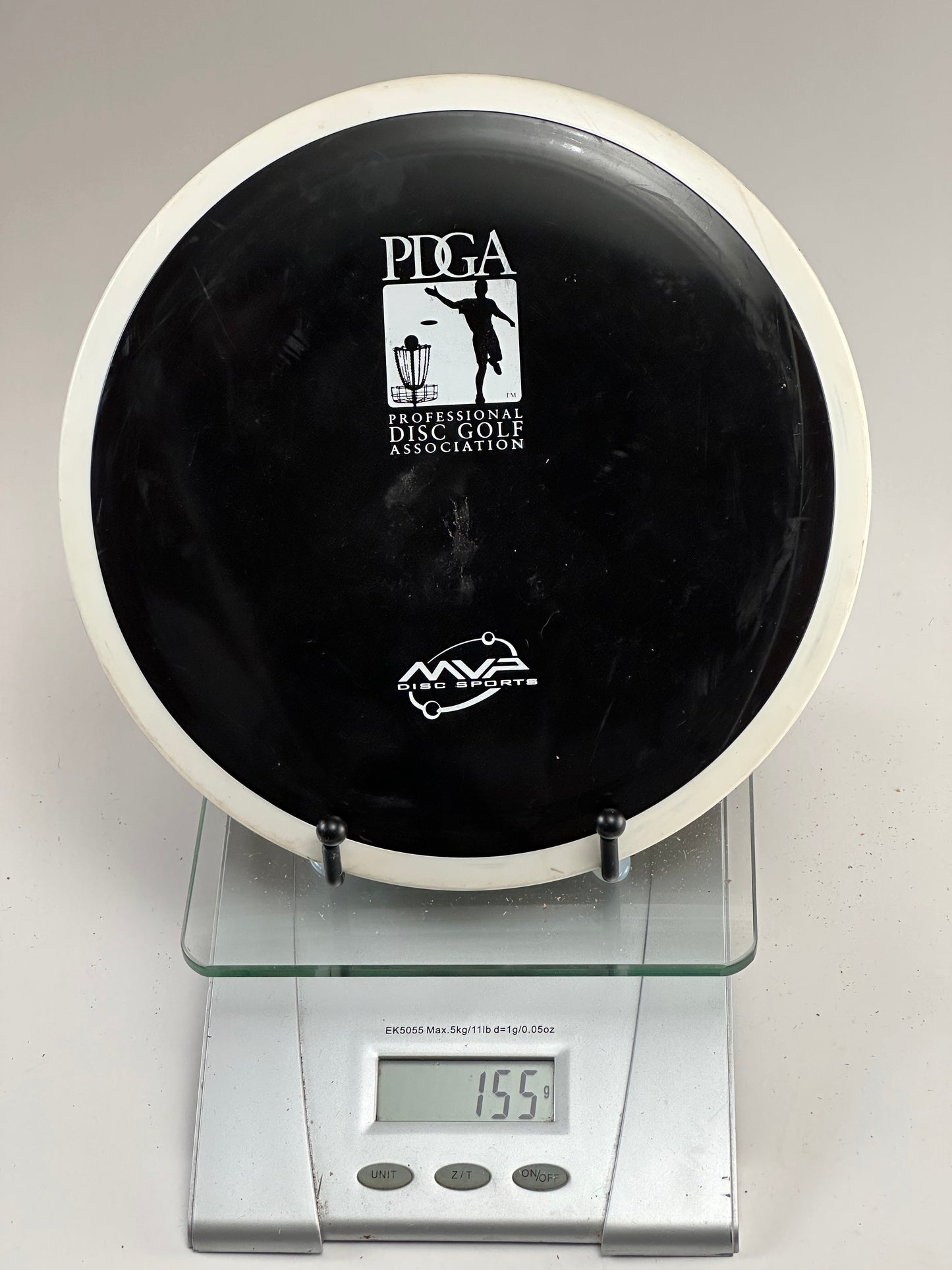 MVP Inertia Electron Distance Driver | Black with White Rim | PDGA Stamp