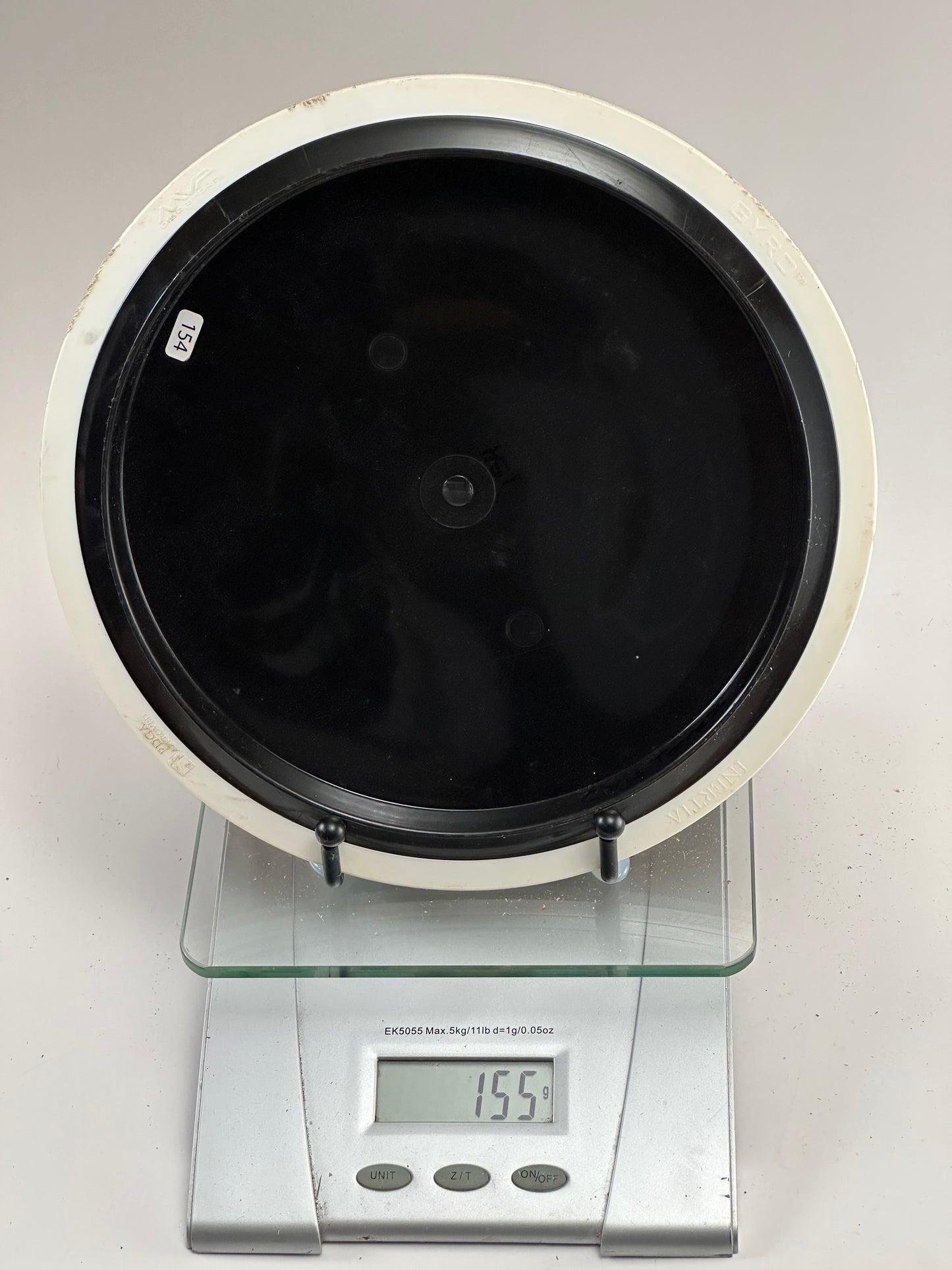 MVP Inertia Electron Distance Driver | Black with White Rim | PDGA Stamp