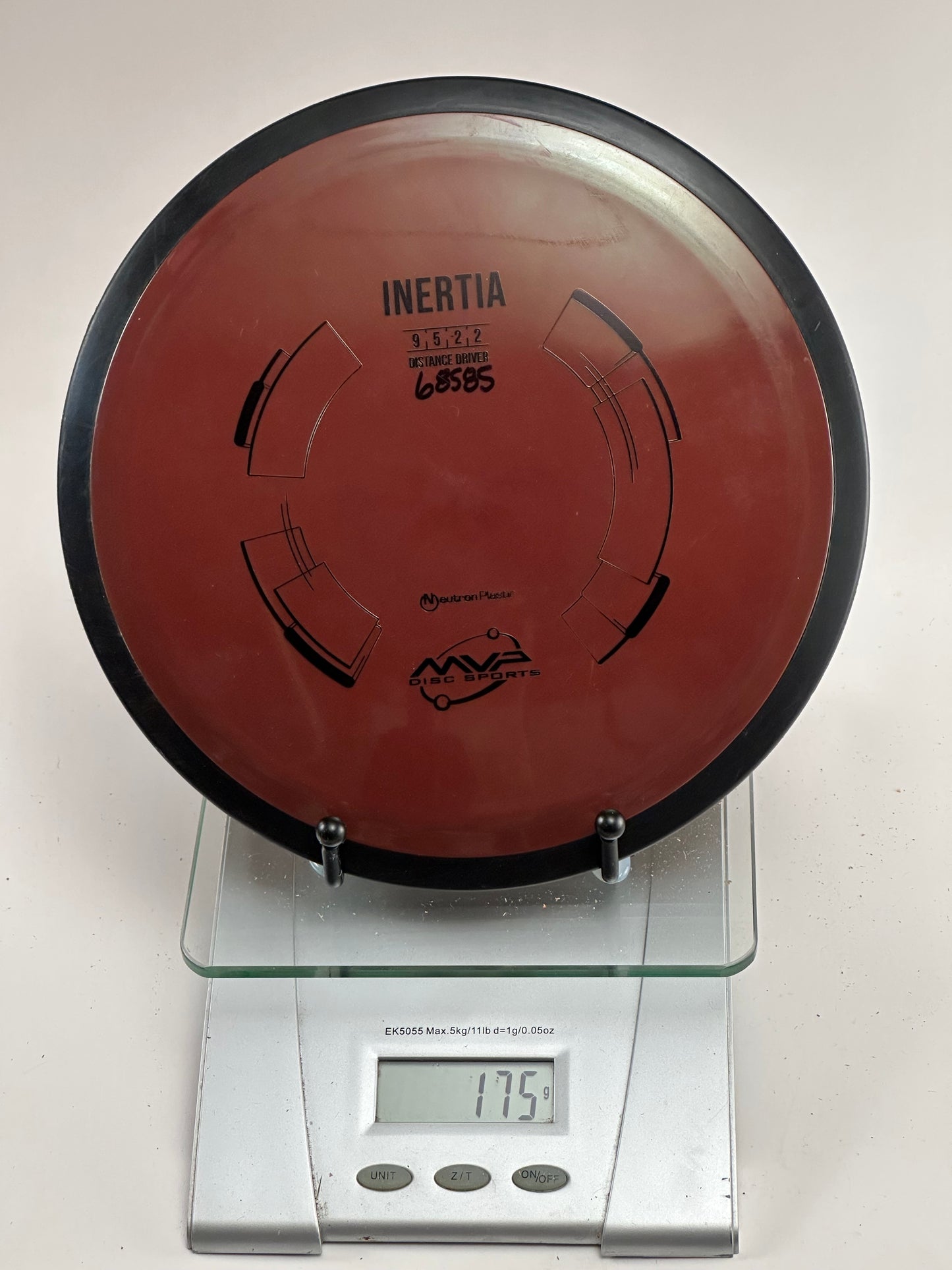 MVP Neutron Inertia Distance Driver (Red w/ Black Rim)