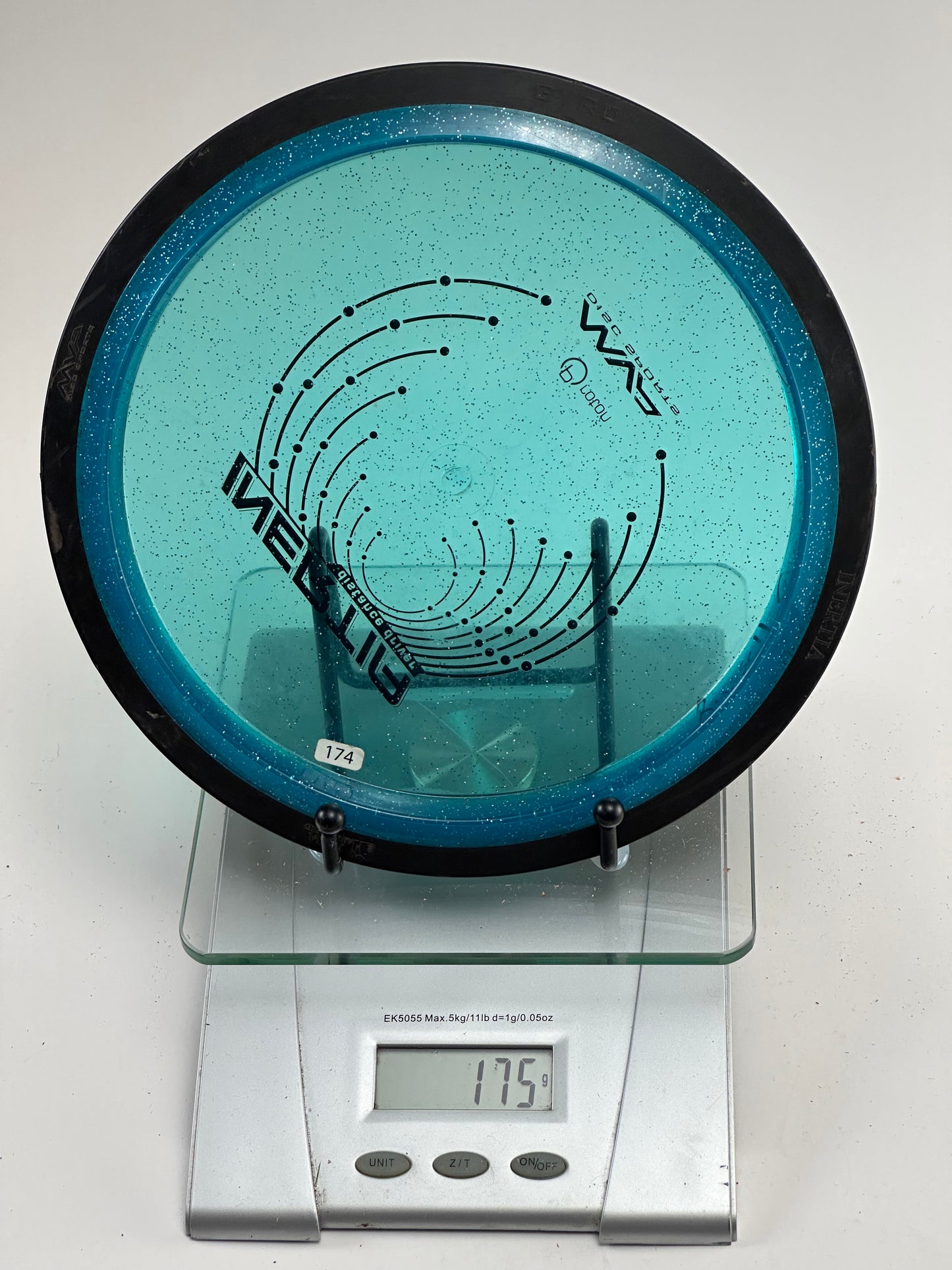 MVP Proton Inertia Distance Driver (Aqua, Black Rim)