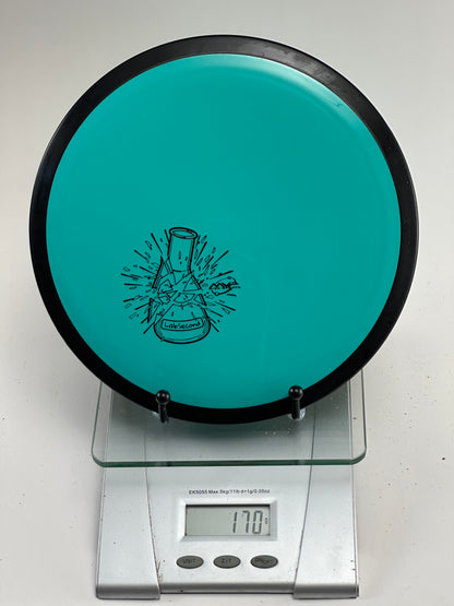 MVP Neutron Inertia Lab Second Distance Driver (Teal/Black Rim)