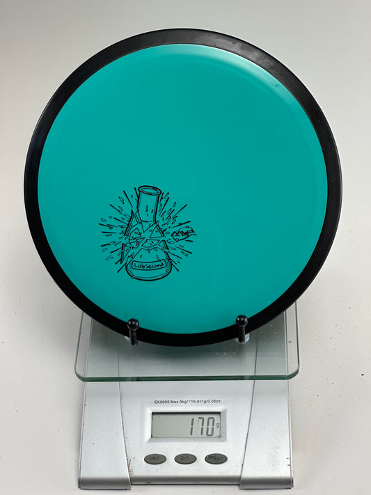 MVP Neutron Inertia Lab Second Distance Driver (Teal/Black Rim)