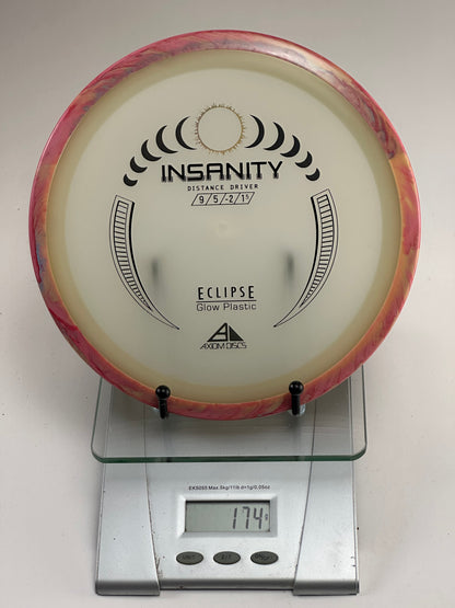 MVP Insanity Eclipse Glow Distance Driver – White Glow w/ Pink Rim