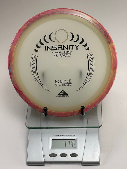 MVP Insanity Eclipse Glow Distance Driver – White Glow w/ Pink Rim