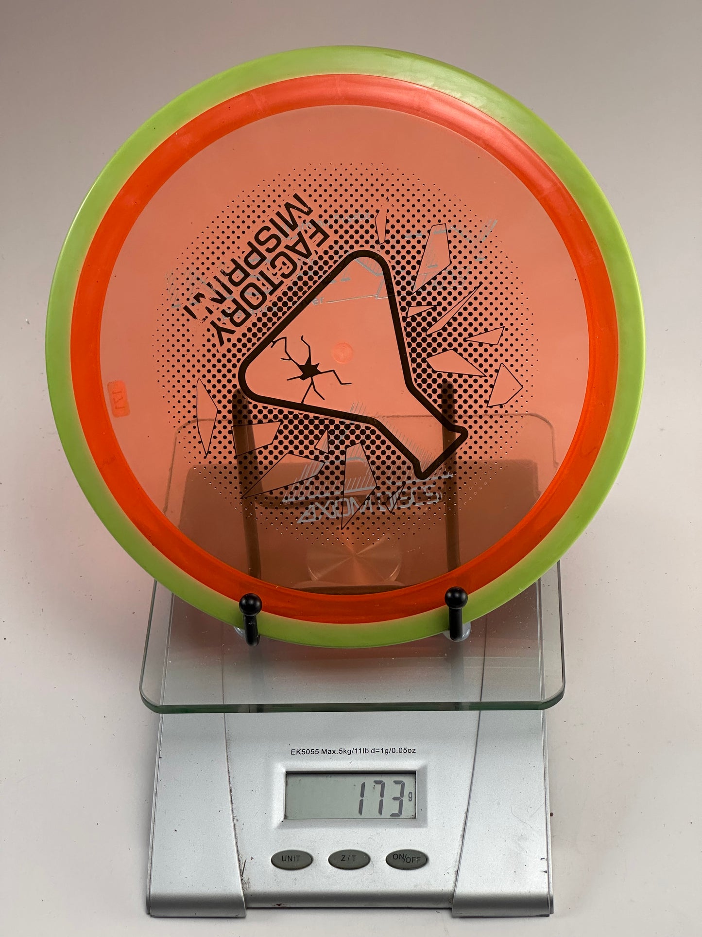 MVP Plasma Insanity (Factory Misprint) Orange w/ Green Overmold