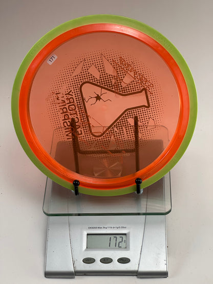 MVP Plasma Insanity (Factory Misprint) Orange w/ Green Overmold