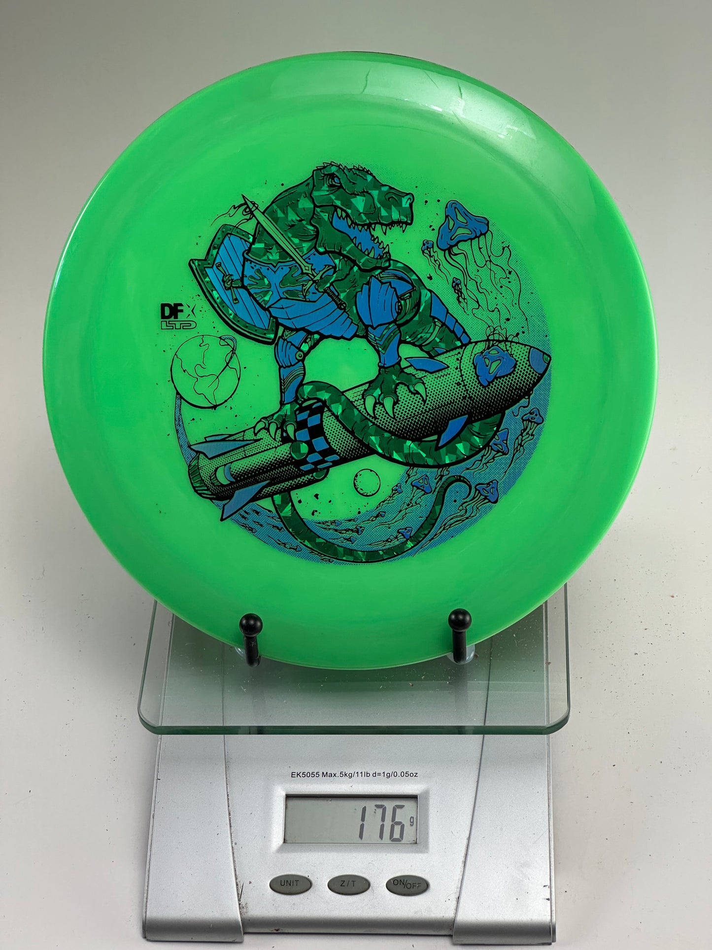 MVP Neutron Lift – Green – DFX Dino Knight Rocket Stamp (176g)