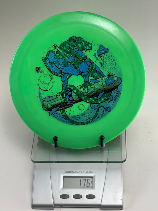 MVP Neutron Lift – Green – DFX Dino Knight Rocket Stamp (176g)