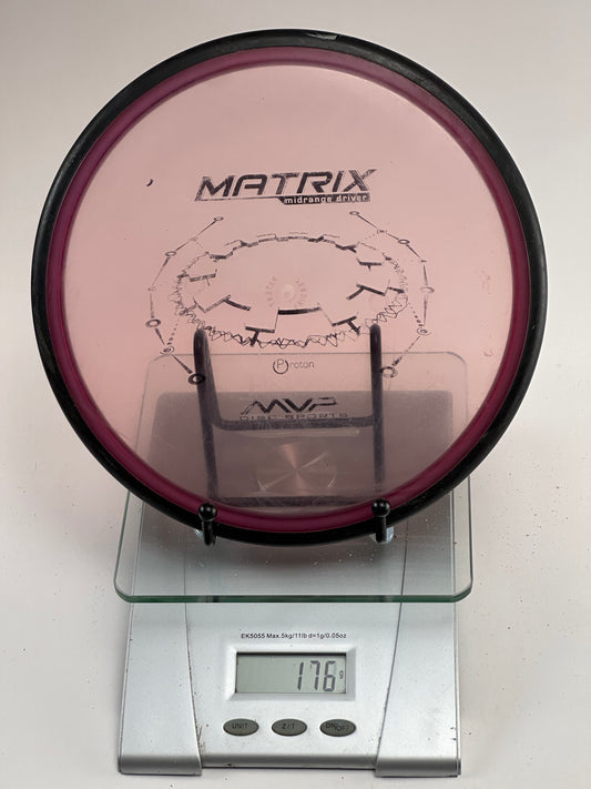 MVP Matrix Proton Midrange 176g - Translucent Pink w/ Black Rim