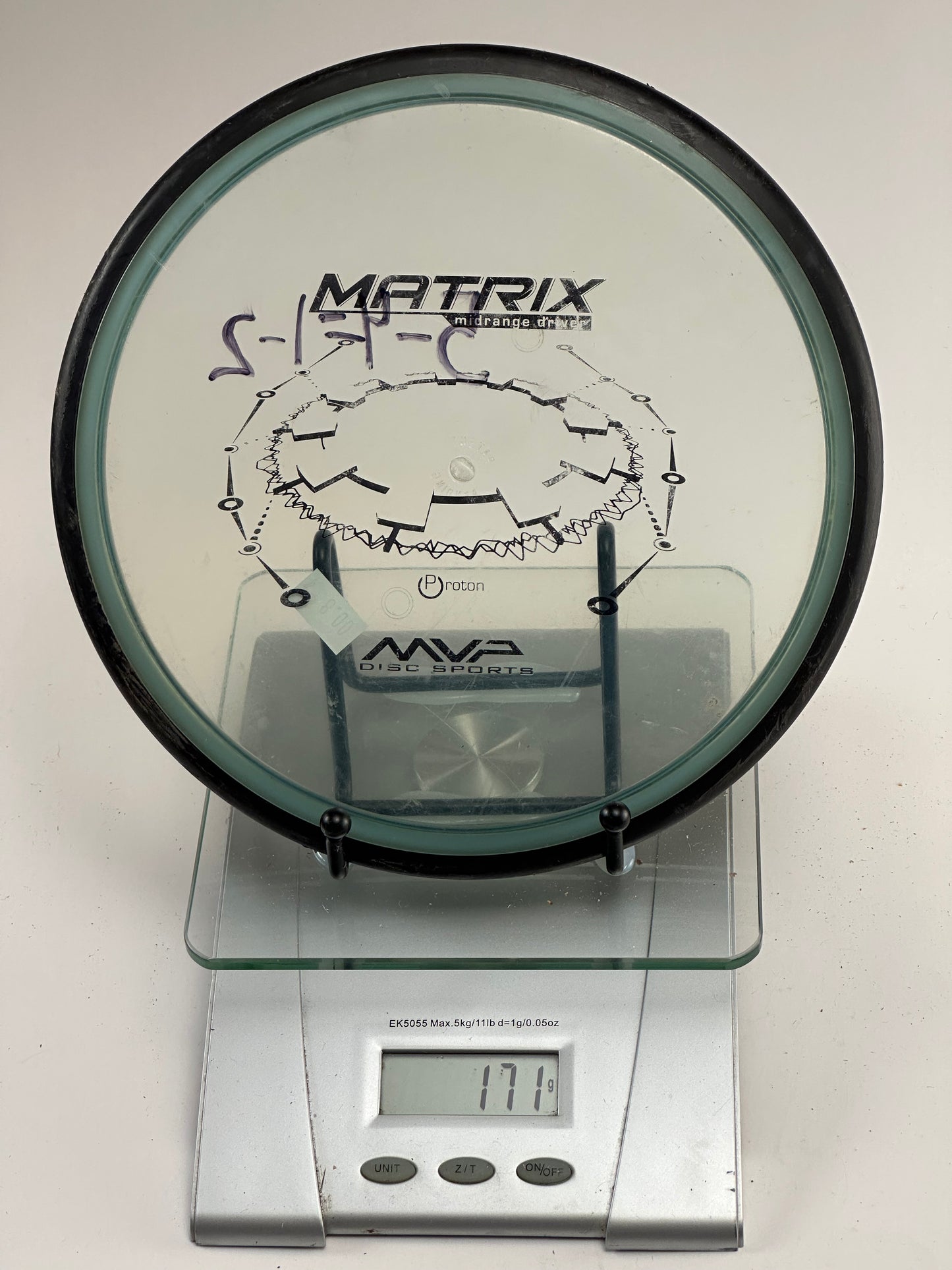 MVP Proton Matrix Midrange 171g Transparent Clear w/ Black Rim