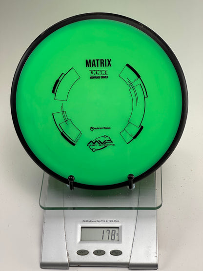 MVP Neutron Matrix 178g Green/Black Rim Midrange
