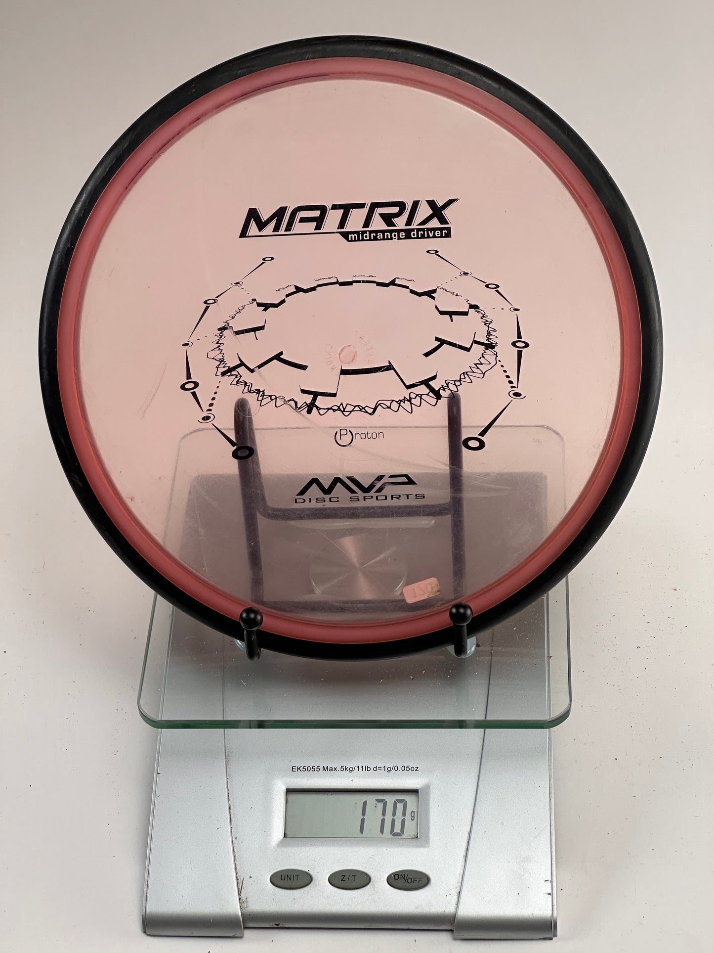 MVP Matrix | Proton | 170g | Transparent Pink w/ Black Rim