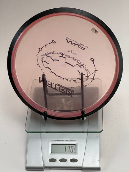MVP Matrix | Proton | 170g | Transparent Pink w/ Black Rim