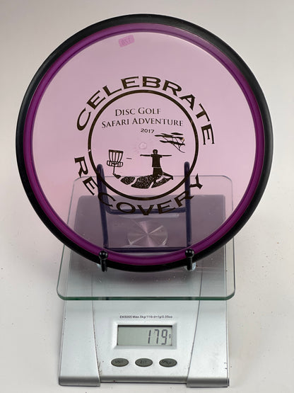 MVP Proton Matrix 179g Translucent Purple/Black Rim (2017 Celebrate Recovery)