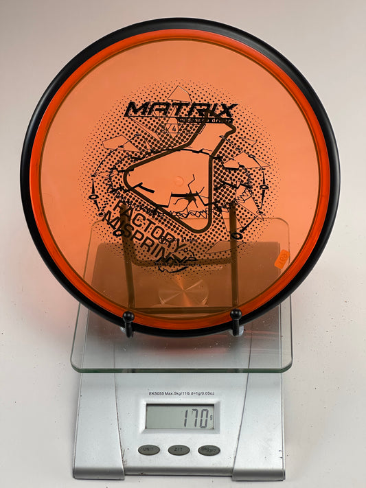 MVP Proton Matrix Midrange (170g) - Transparent Orange w/ Black Rim