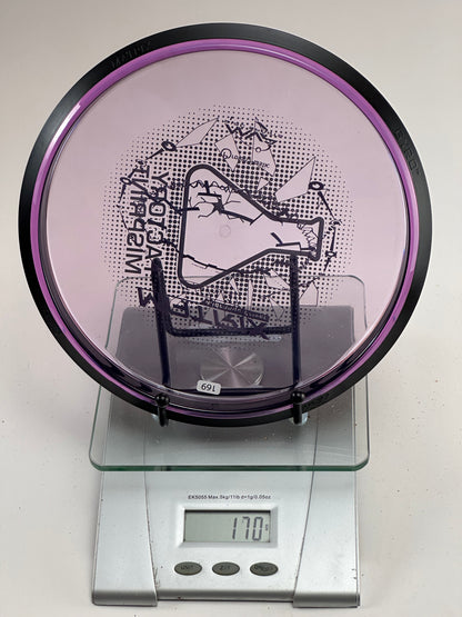 MVP Matrix Proton (Factory Misprint) 171g Translucent Purple/Black Rim