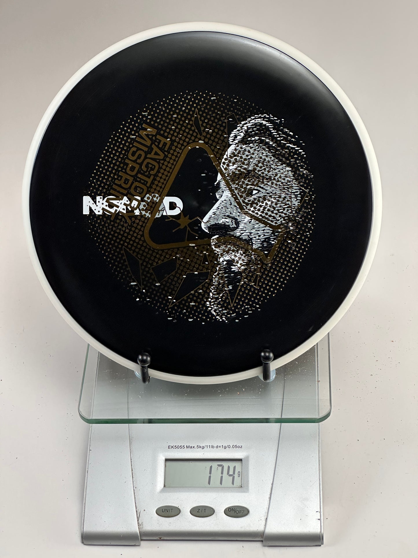 MVP Eclipse 2.0 Nomad (Faction Misprint James Conrad) Black/White Glow Putter