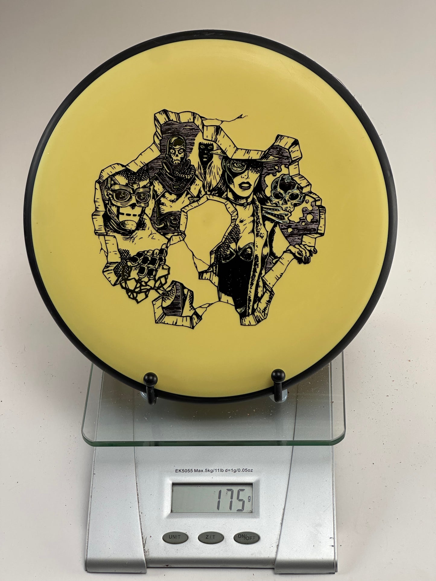 MVP Eclipse 2.0 Nomad Glow Putter, Yellow w/ Black Rim (Special Edition)