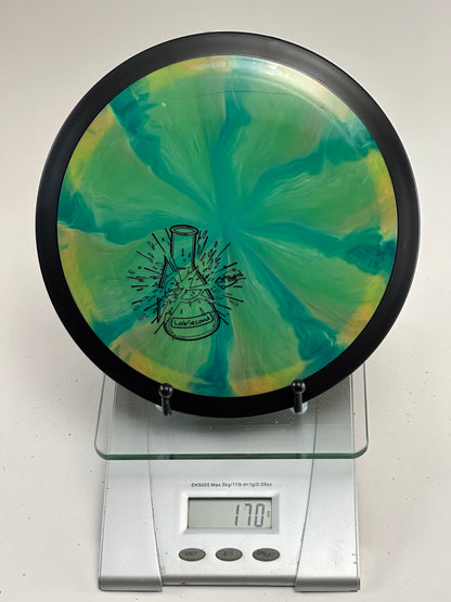 MVP Neutron Octane Lab Second Distance Driver (Swirly Green/Yellow) 170g
