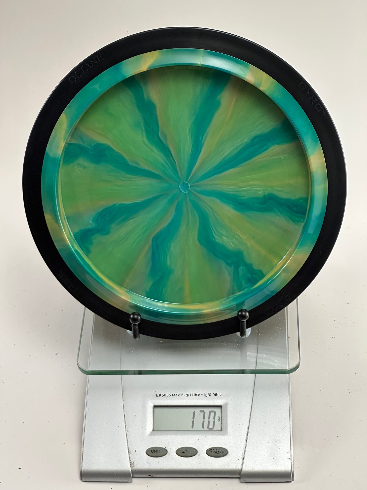 MVP Neutron Octane Lab Second Distance Driver (Swirly Green/Yellow) 170g