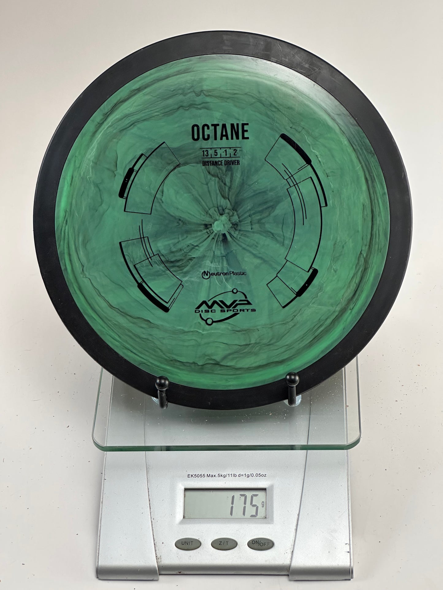 MVP Octane Neutron Distance Driver (Green/Black Swirl, 175g)