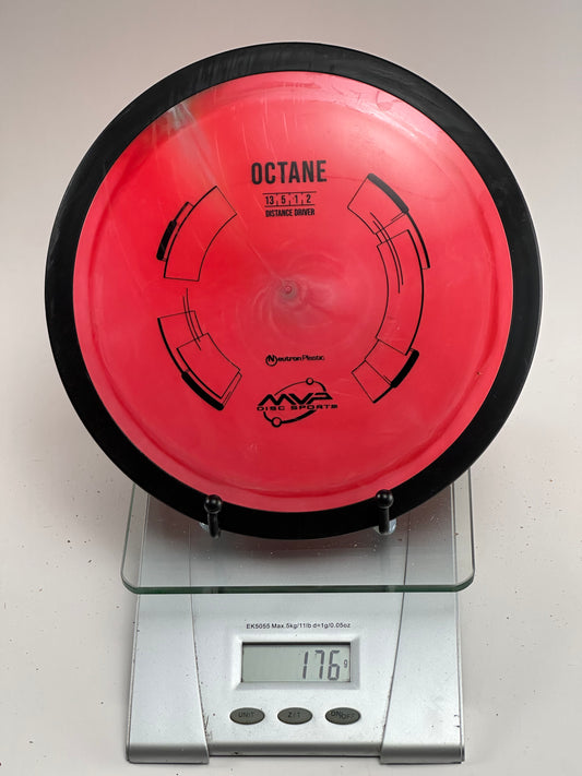 MVP Neutron Octane Distance Driver (Swirly Red/Black) 175g