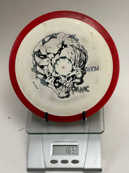 MVP Neutron Panic (Axiom) White w/ Red Rim Skull Stamp